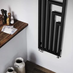 Terma Angus Heban Black Vertical Designer Radiator