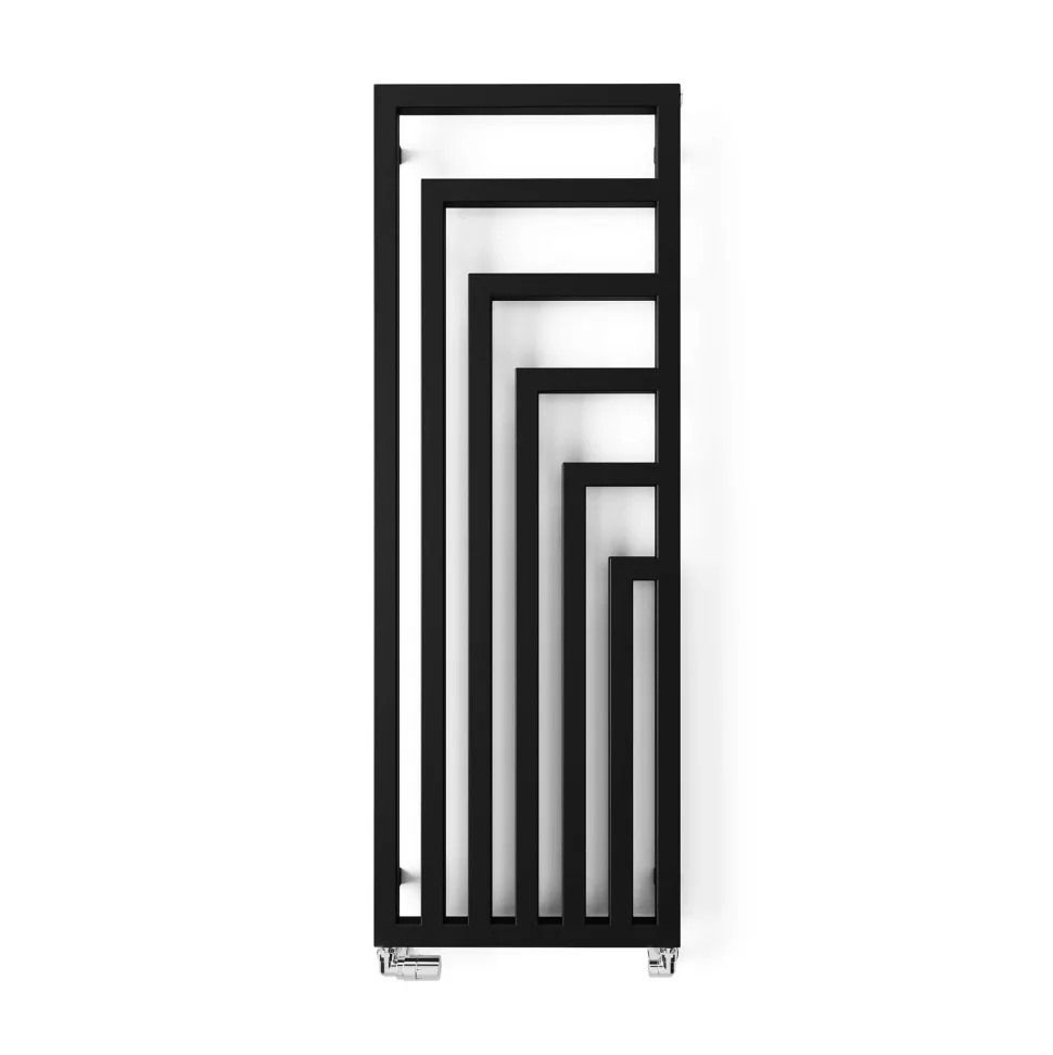 Terma Angus Heban Black Vertical Designer Radiator