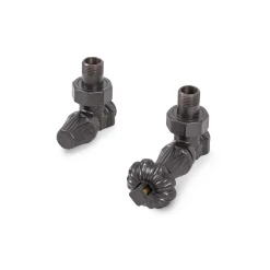 Terma Artistic Thermostatic Valve Set & Lock Shield For Cast Iron Radiators