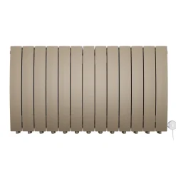 Terma Bergamo Electric Single Panel Horizontal Radiator with VEO Wi-Fi Controlled Heating Element