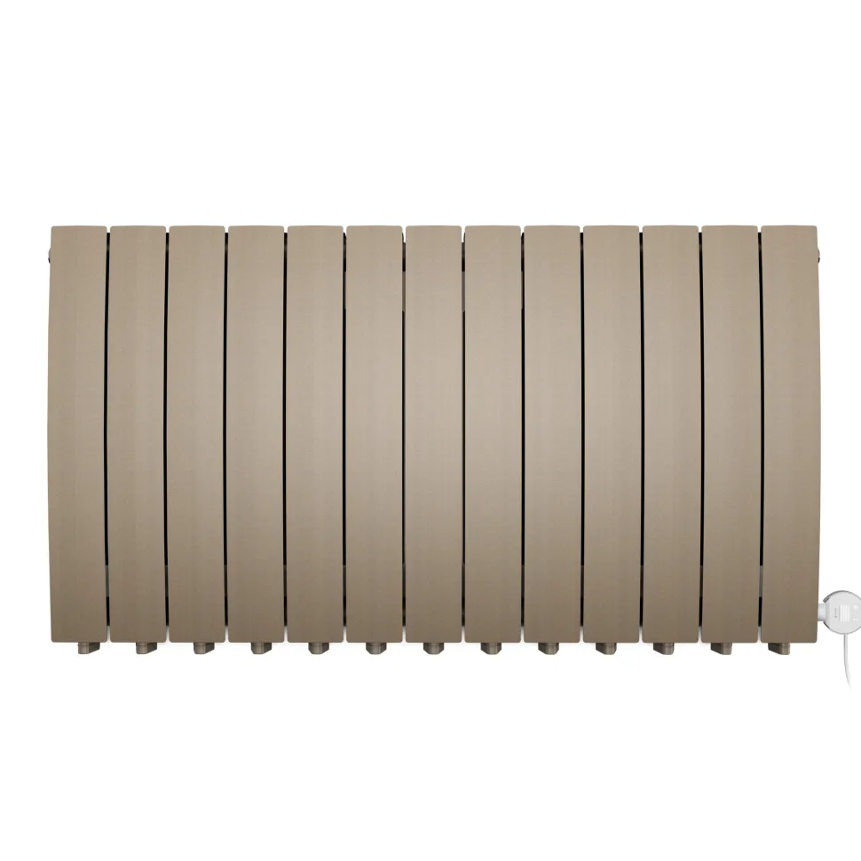 Terma Bergamo Electric Single Panel Horizontal Radiator with VEO Wi-Fi Controlled Heating Element