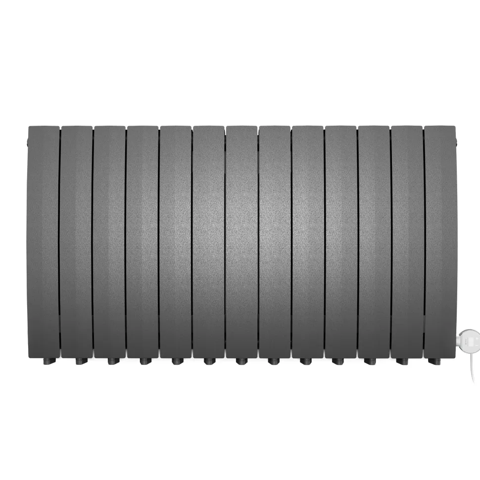 Terma Bergamo Electric Single Panel Horizontal Radiator with VEO Wi-Fi Controlled Heating Element