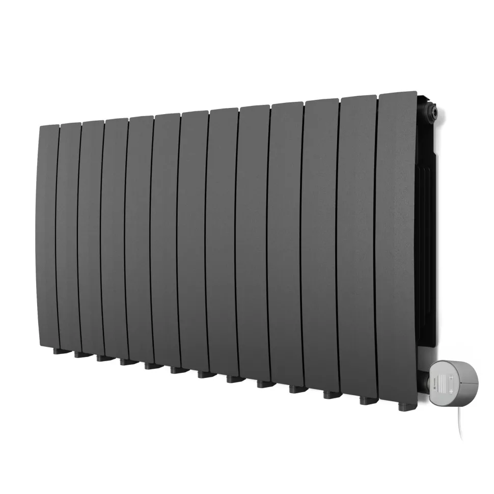 Terma Bergamo Electric Single Panel Horizontal Radiator with VEO Wi-Fi Controlled Heating Element