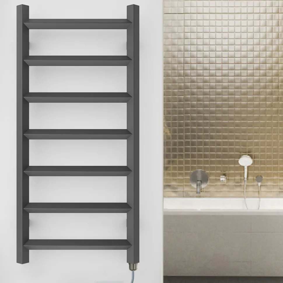 Terma Crystal Electric Heated Towel Rail with SIM Heating Element