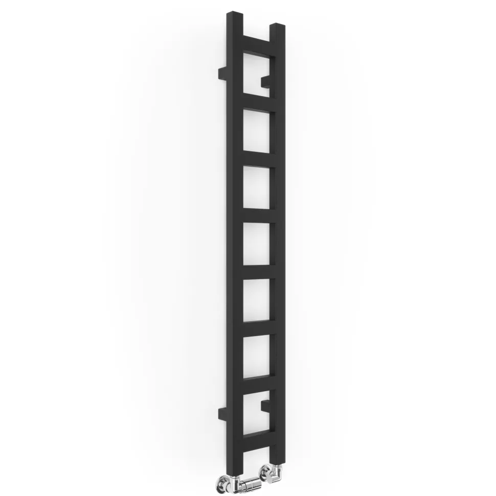 Terma Easy Matt Black Heated Towel Rail - 3 Sizes