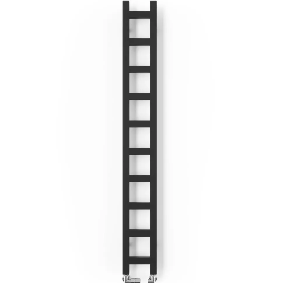 Terma Easy Matt Black Heated Towel Rail - 3 Sizes