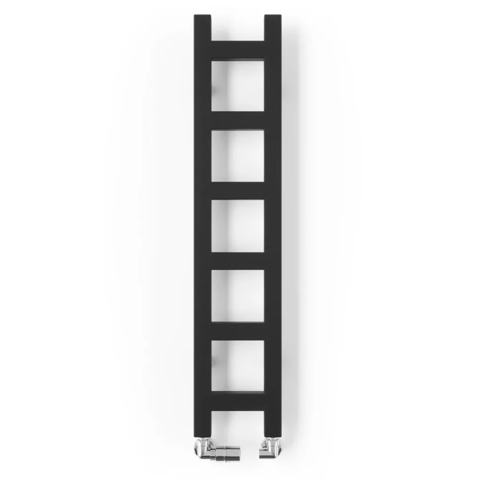 Terma Easy Matt Black Heated Towel Rail - 3 Sizes