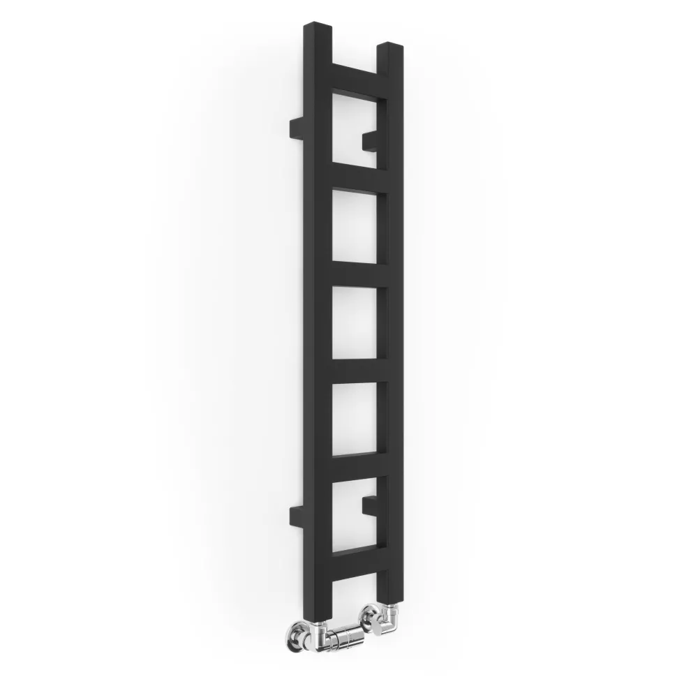Terma Easy Matt Black Heated Towel Rail - 3 Sizes