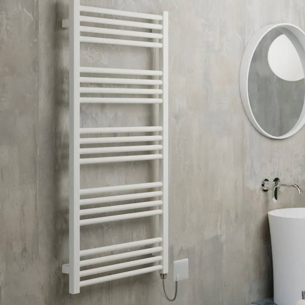 Terma Fiona Electric Heated Towel Rail with SIM Heating Element