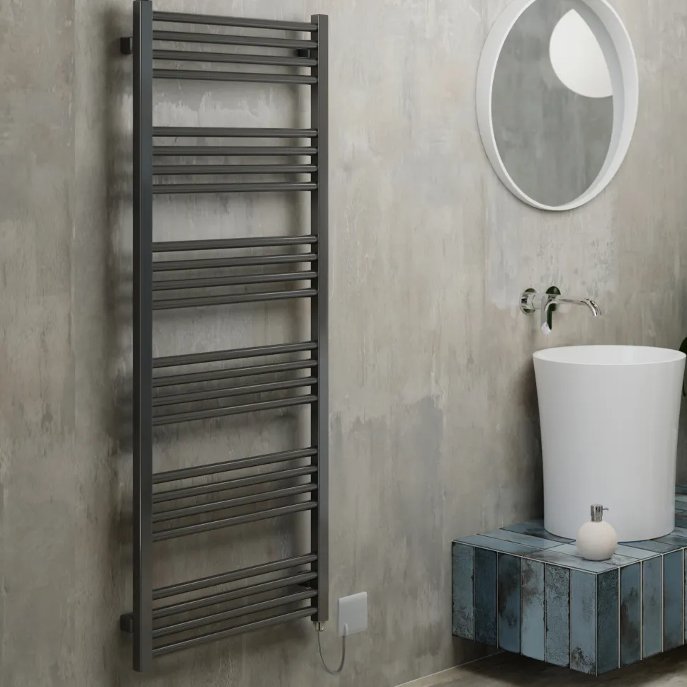 Terma Fiona Electric Heated Towel Rail with SIM Heating Element
