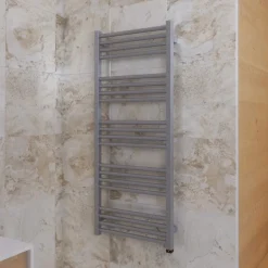 Terma Fiona One Electric Heated Towel Rail with Heating Element - Sparkling Gravel - 4 Sizes