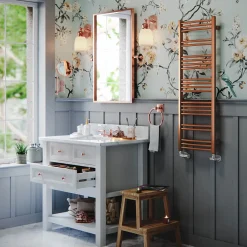 Terma Jade Curved Heated Towel Rail - True Copper - 2 Sizes