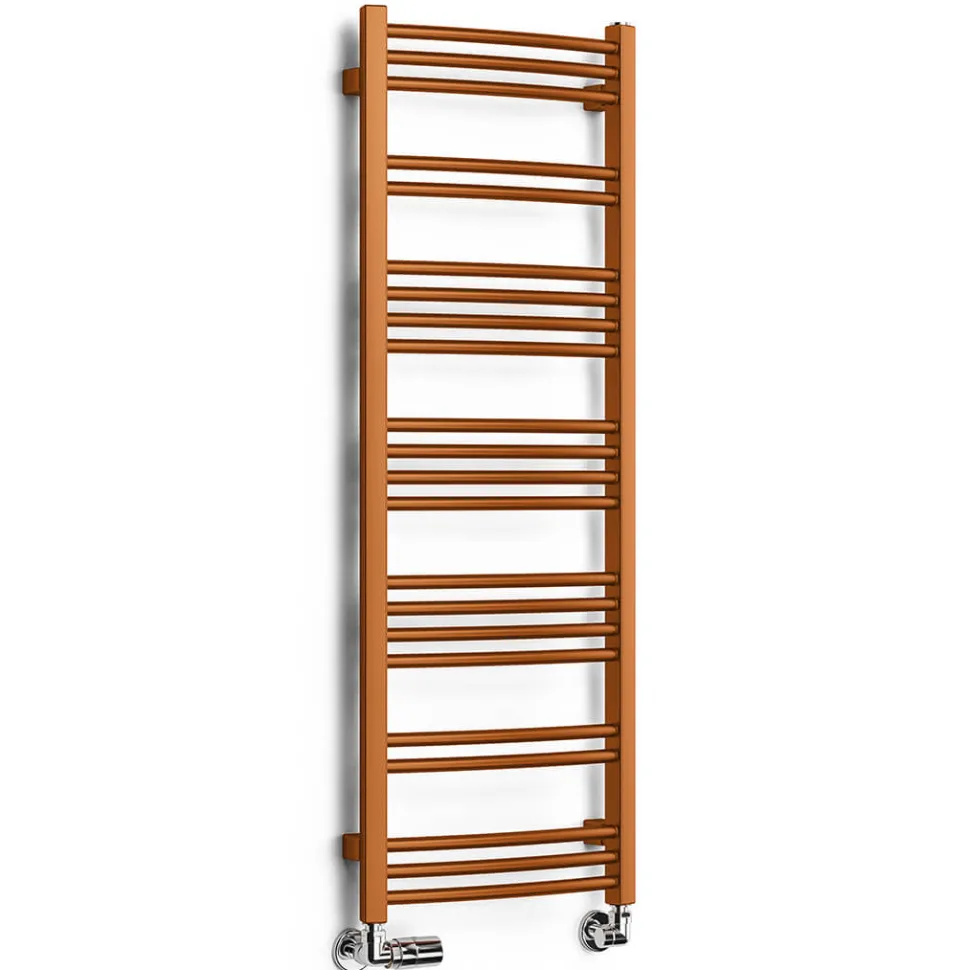 Terma Jade Curved Heated Towel Rail - True Copper - 2 Sizes