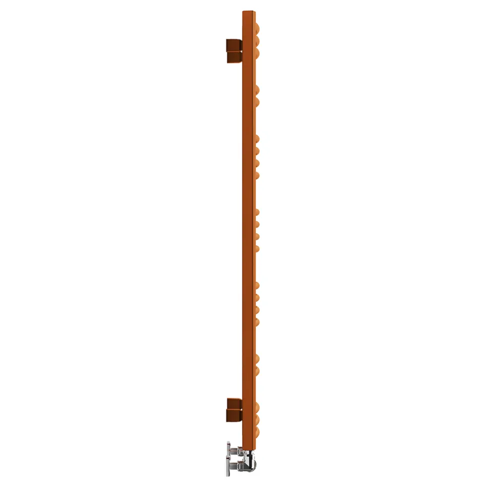 Terma Jade Curved Heated Towel Rail - True Copper - 2 Sizes