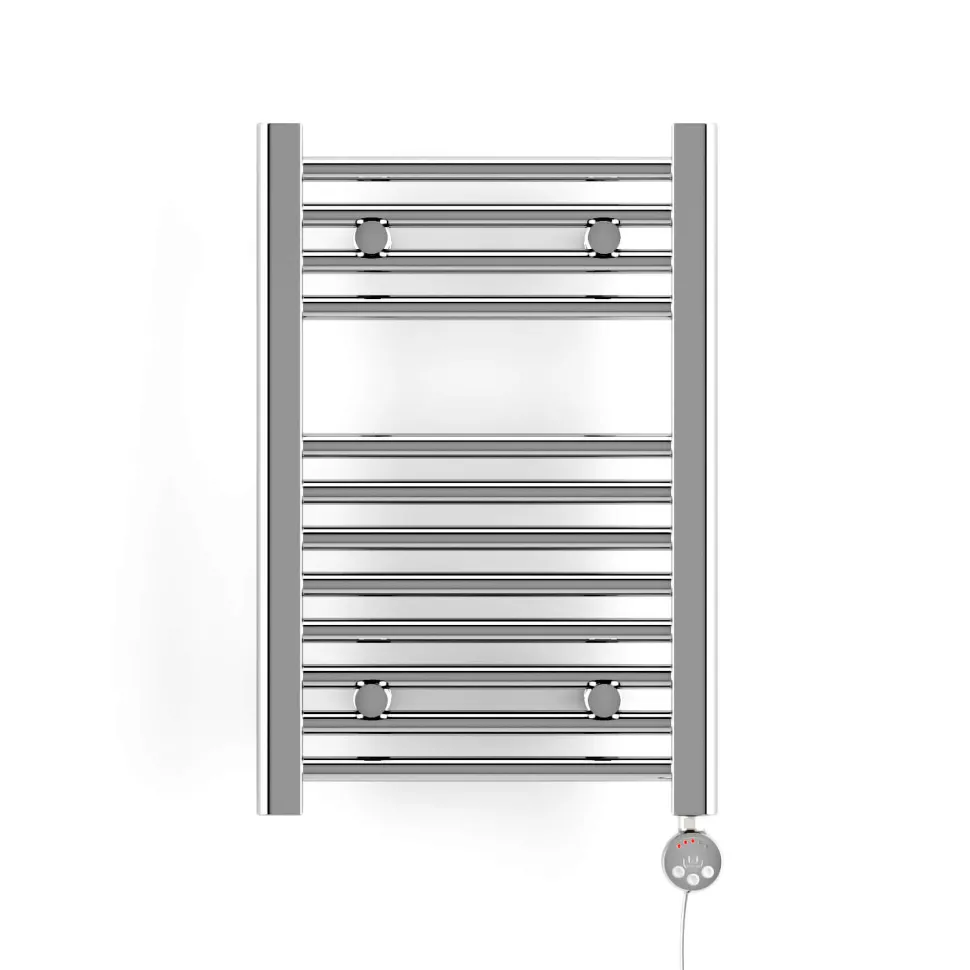 Terma Leo Chrome Electric Heated Towel Rail with Heating Element