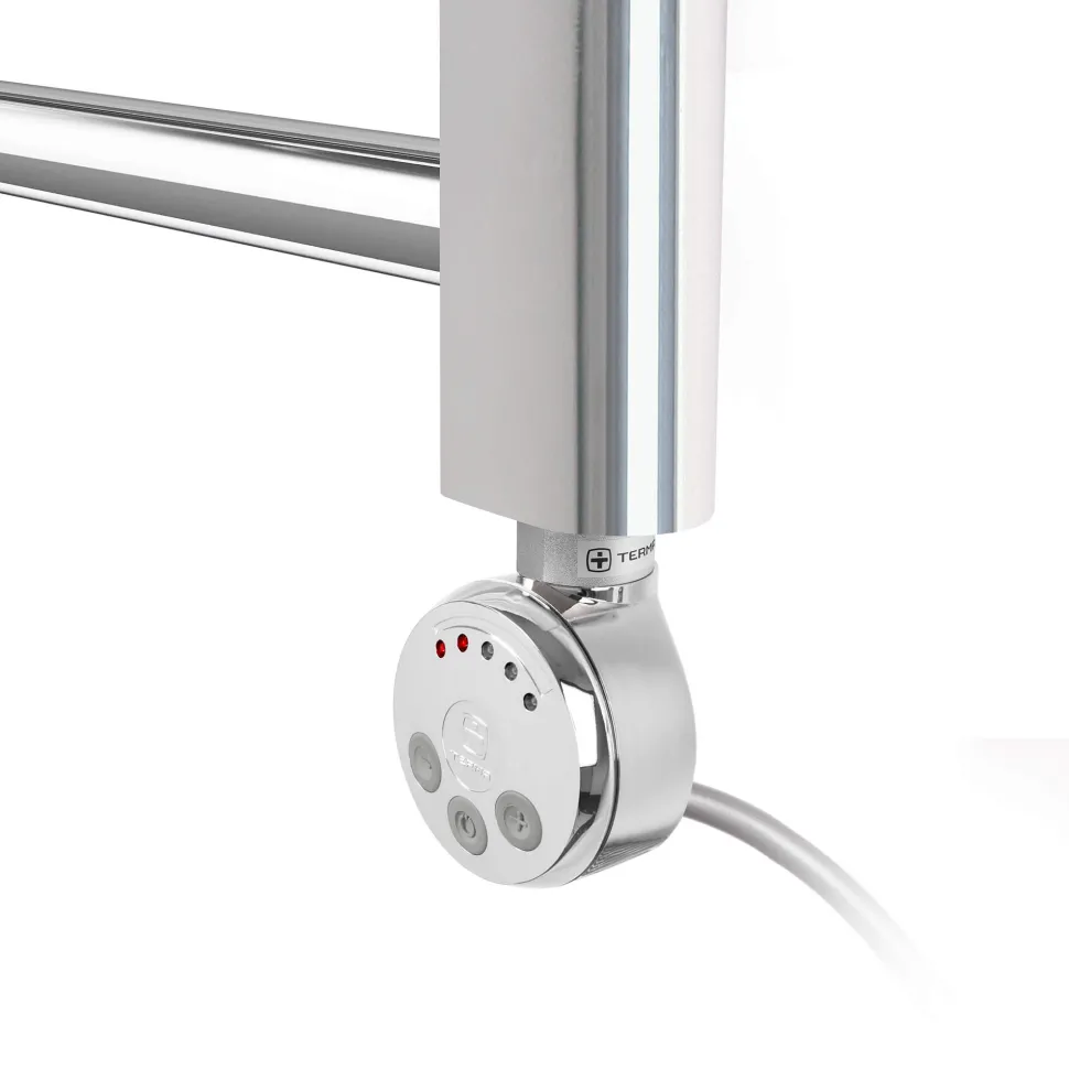 Terma Leo Chrome Electric Heated Towel Rail with Heating Element