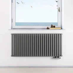 Terma Nemo Horizontal Double Panel Metallic Stone Radiator - 3 Sizes