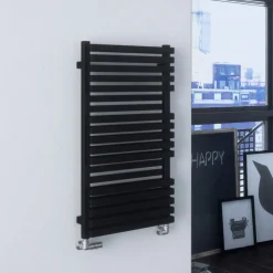 Terma Quadrus Bold Heated Towel Rail - Metallic Black
