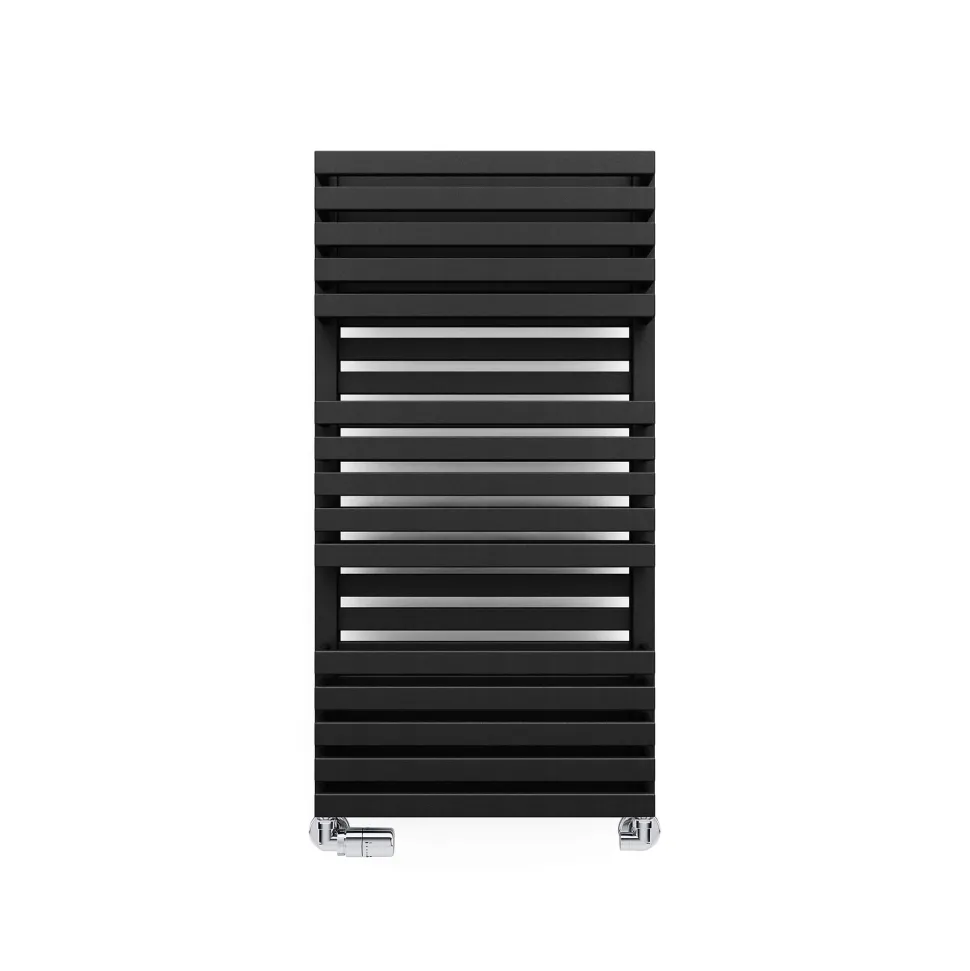 Terma Quadrus Bold Heated Towel Rail - Metallic Black