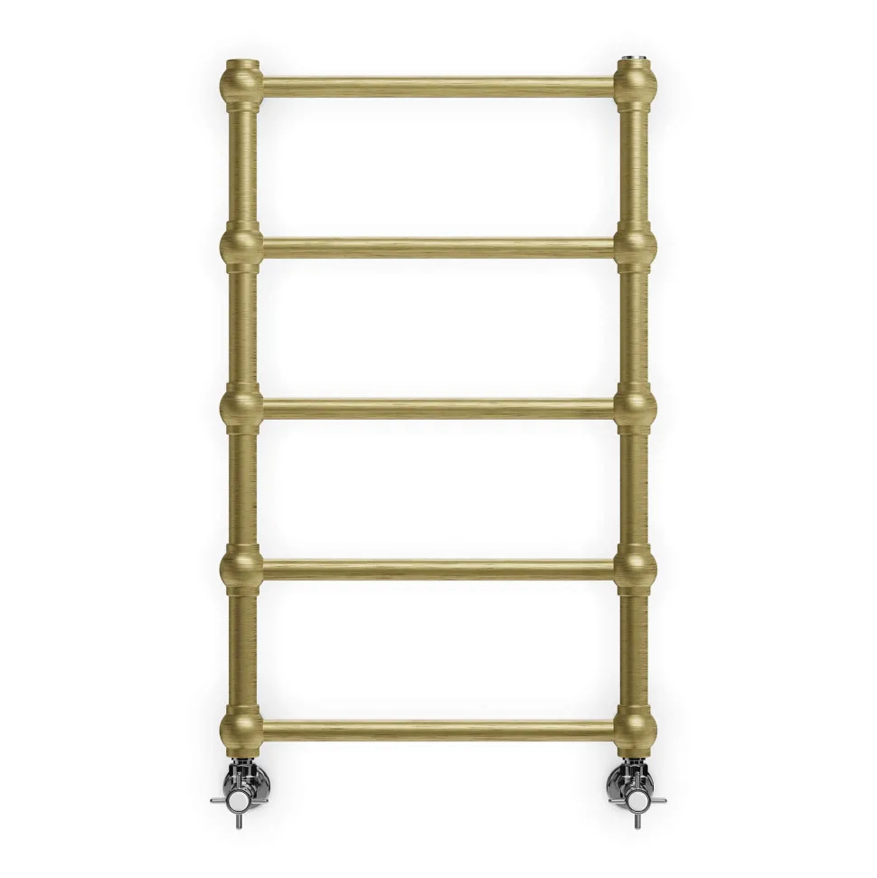 Terma Retro Designer Brushed Brass Heated Towel Rail