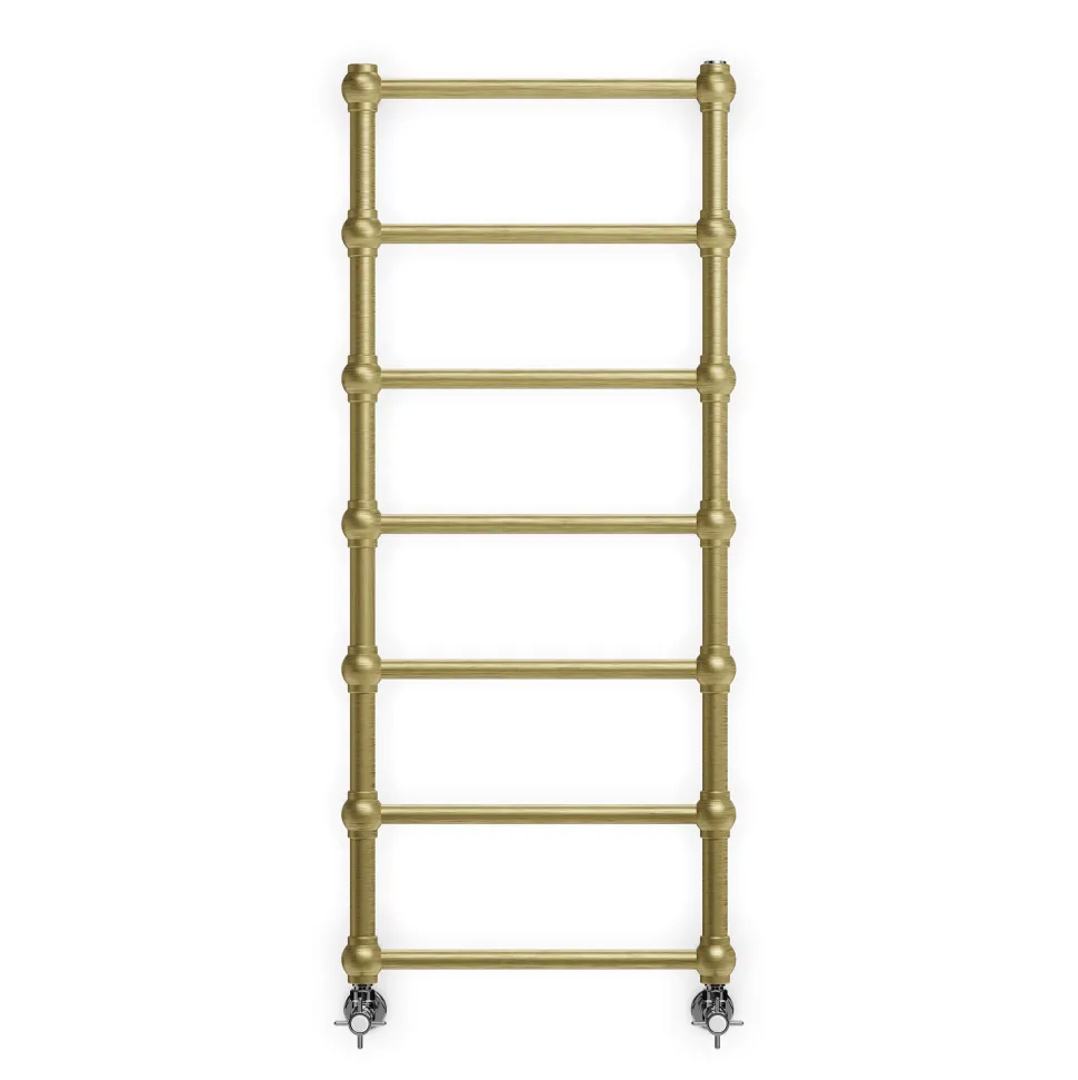 Terma Retro Designer Brushed Brass Heated Towel Rail