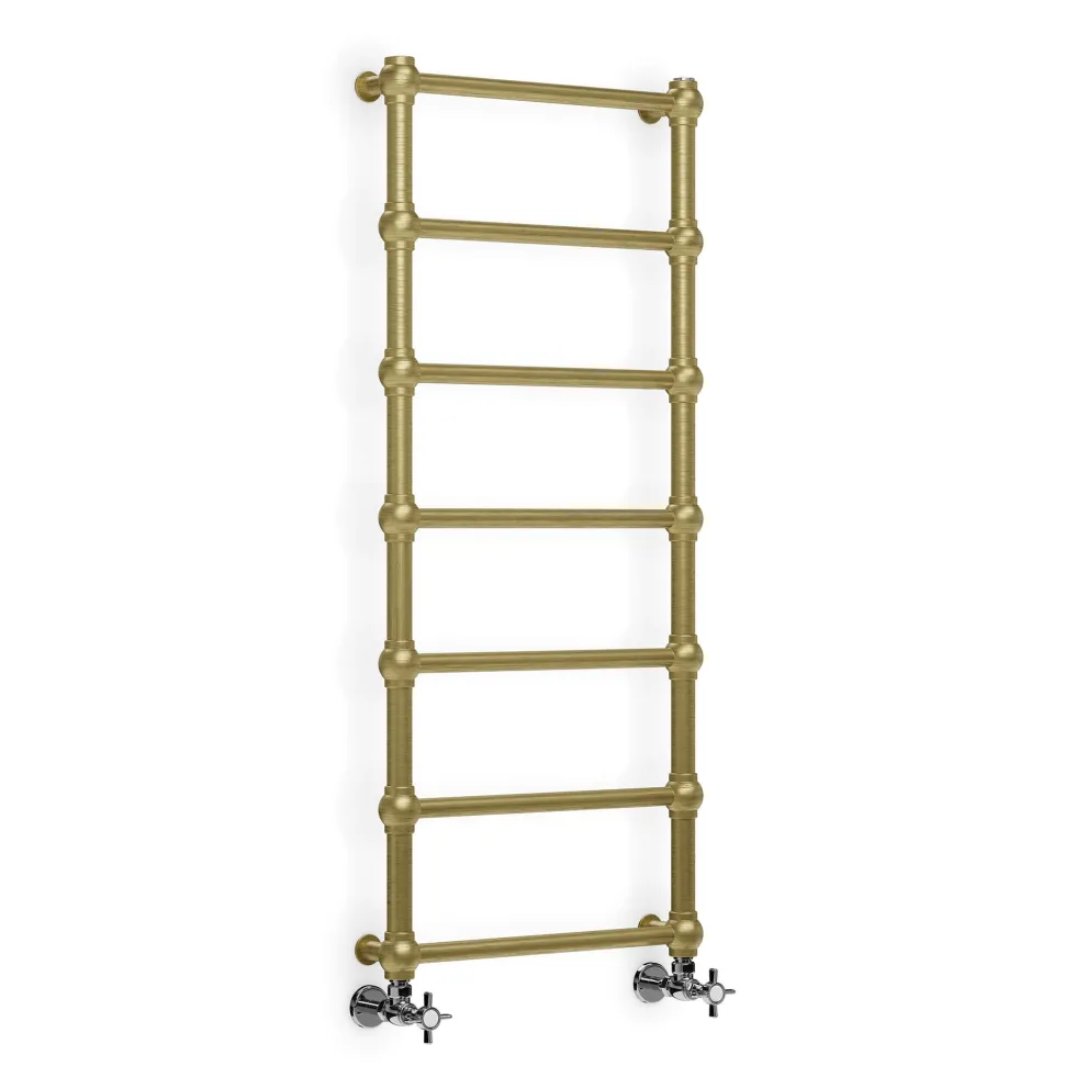 Terma Retro Designer Brushed Brass Heated Towel Rail