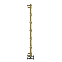 Terma Retro Designer Brushed Brass Heated Towel Rail