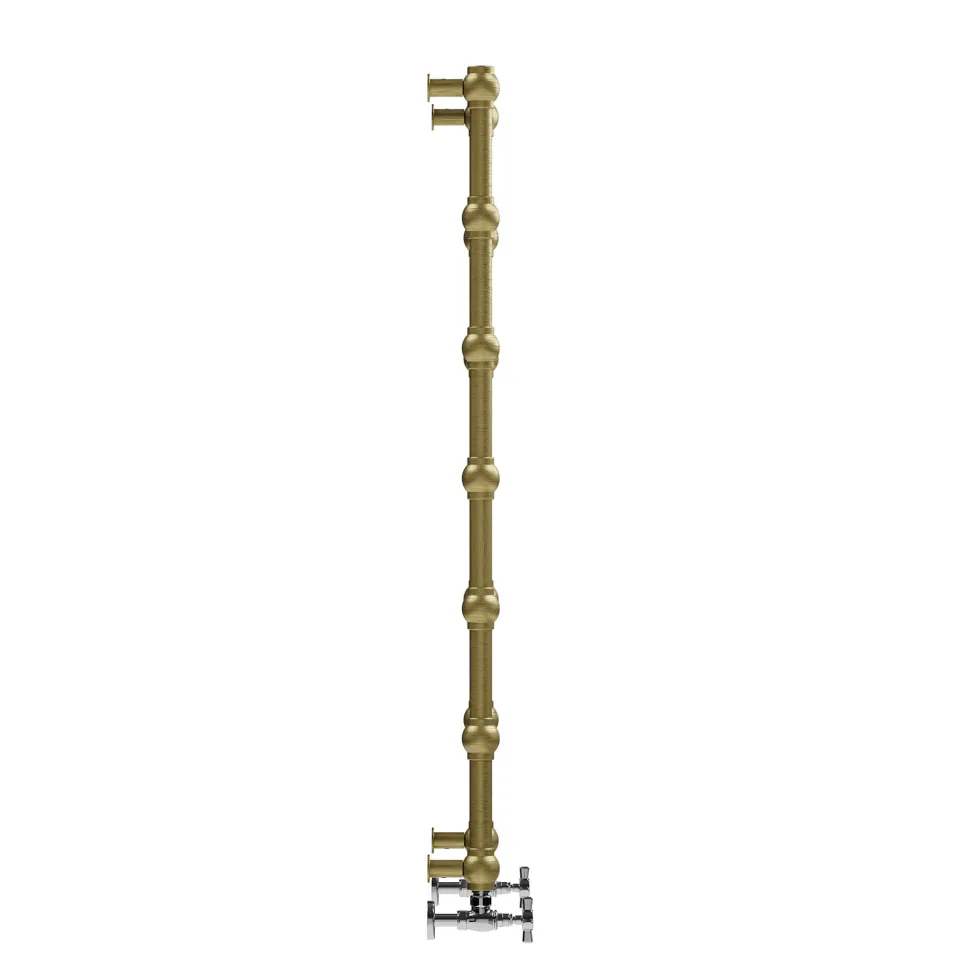 Terma Retro Designer Brushed Brass Heated Towel Rail