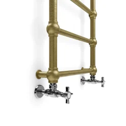 Terma Retro Designer Brushed Brass Heated Towel Rail