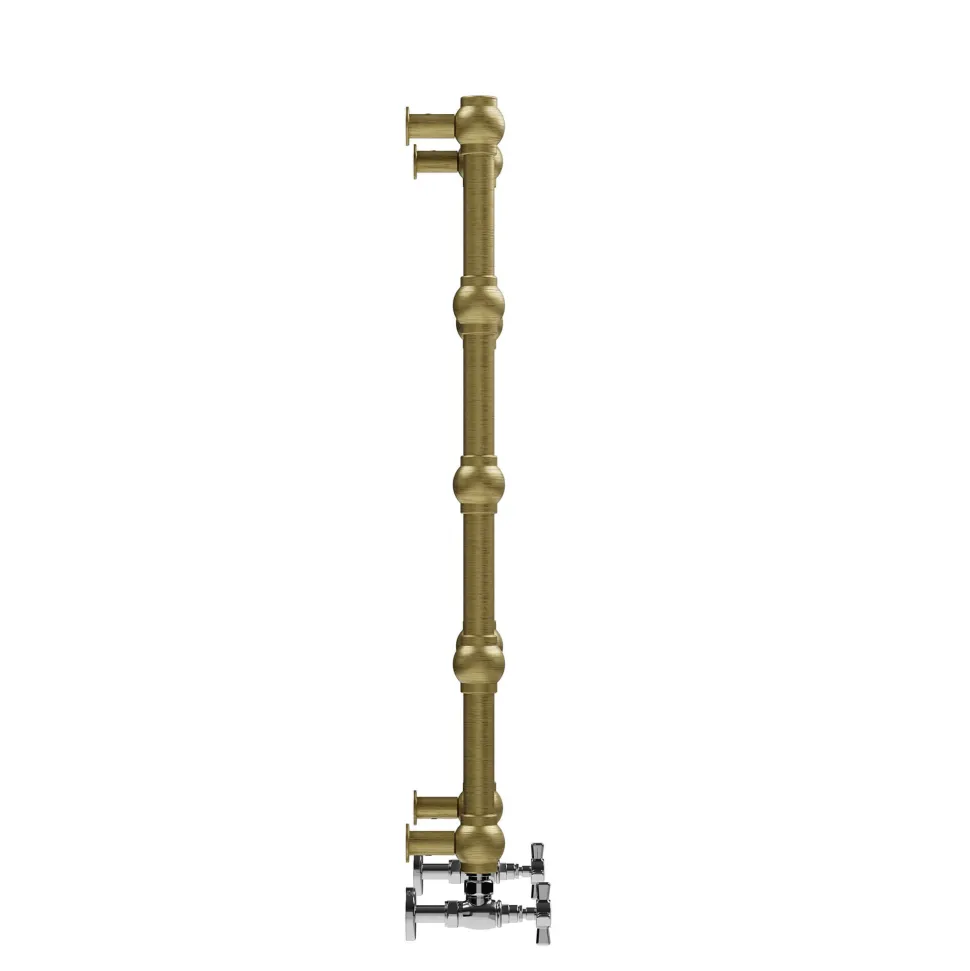 Terma Retro Designer Brushed Brass Heated Towel Rail