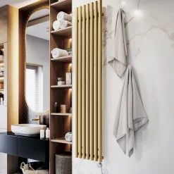 Terma Rolo Room E Single Panel Electric Radiator with MOA Blue Heating Element
