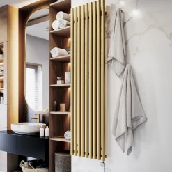 Terma Rolo Room E Single Panel Electric Radiator with MOA Blue Heating Element