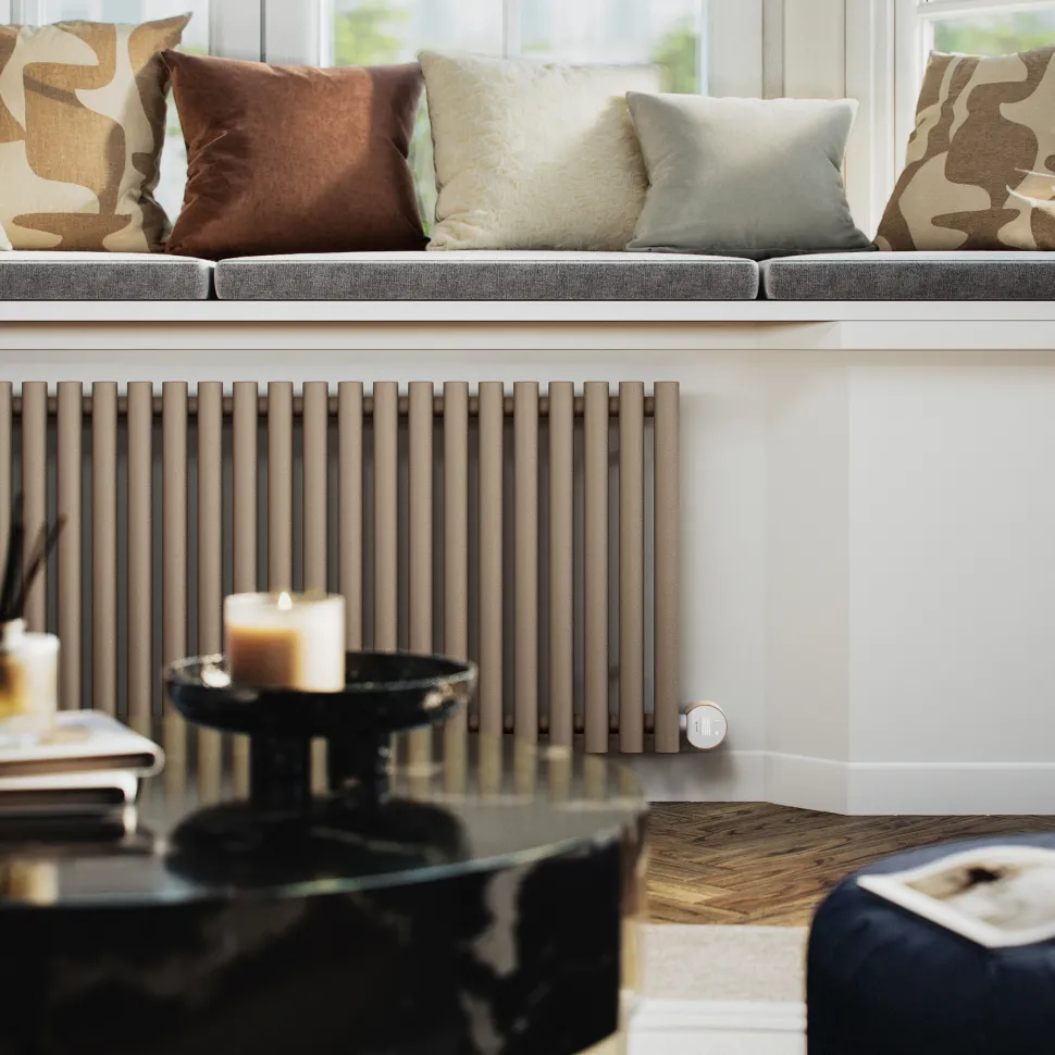 Terma Rolo Room E Single Panel 580 x 1195mm Electric Radiator with 1000W Wi-Fi Controlled VEO Heating Element