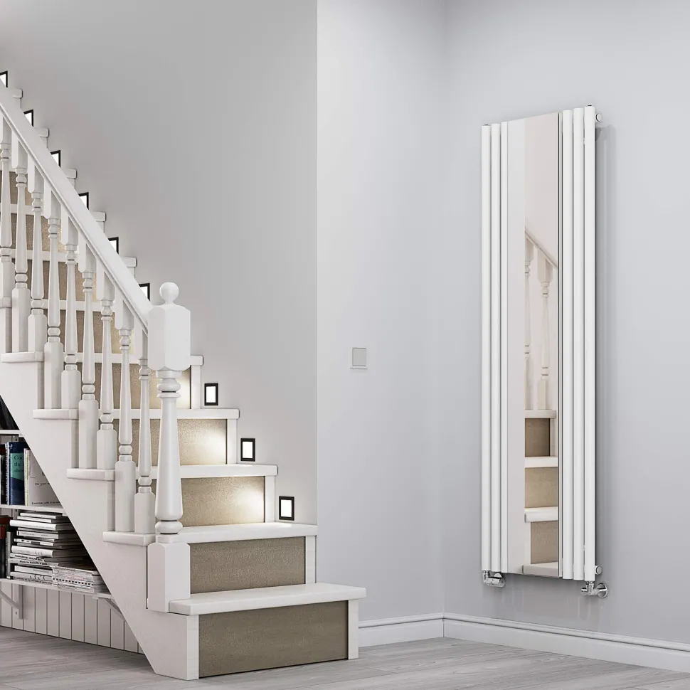Terma Rolo Vertical Single Panel Mirror Radiator - 1800 x 590mm - 7 Colours