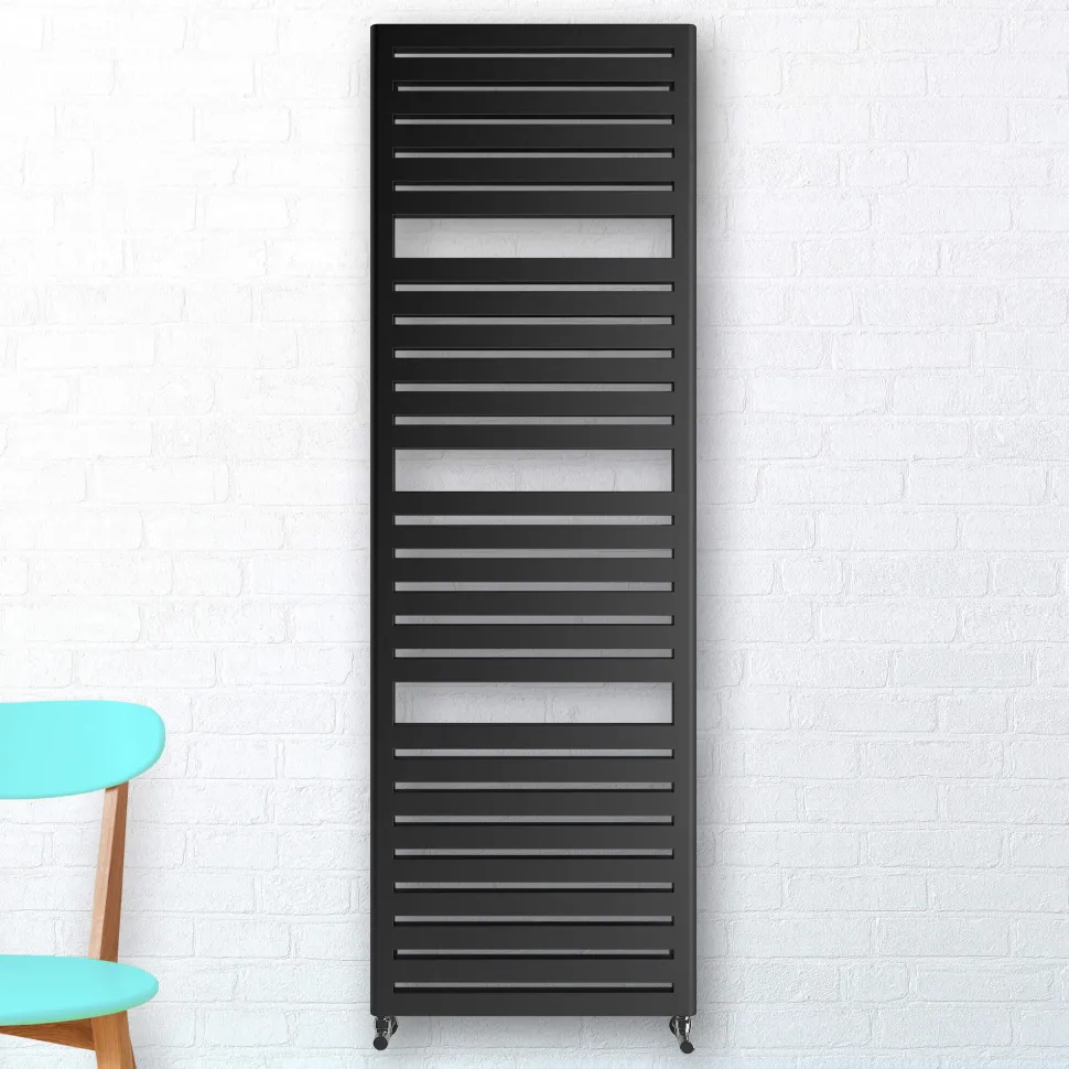 Terma Salisbury Black Heated Towel Rail