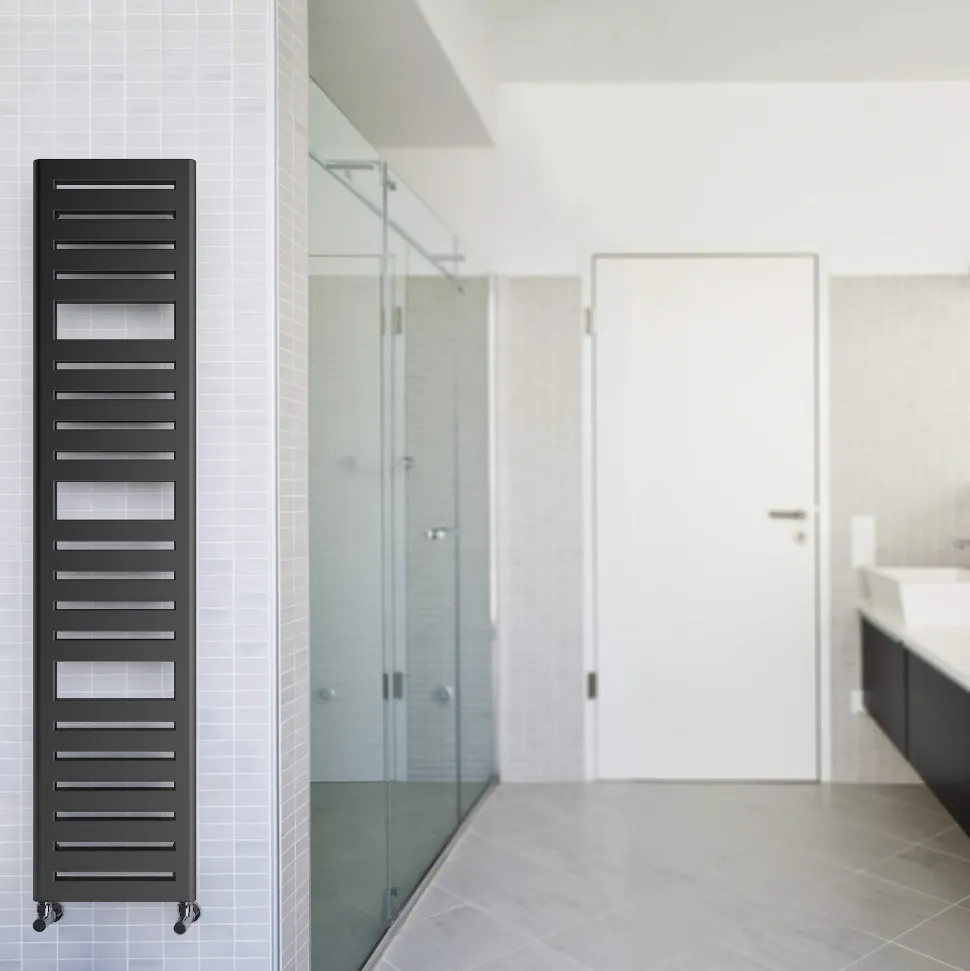 Terma Salisbury Black Heated Towel Rail