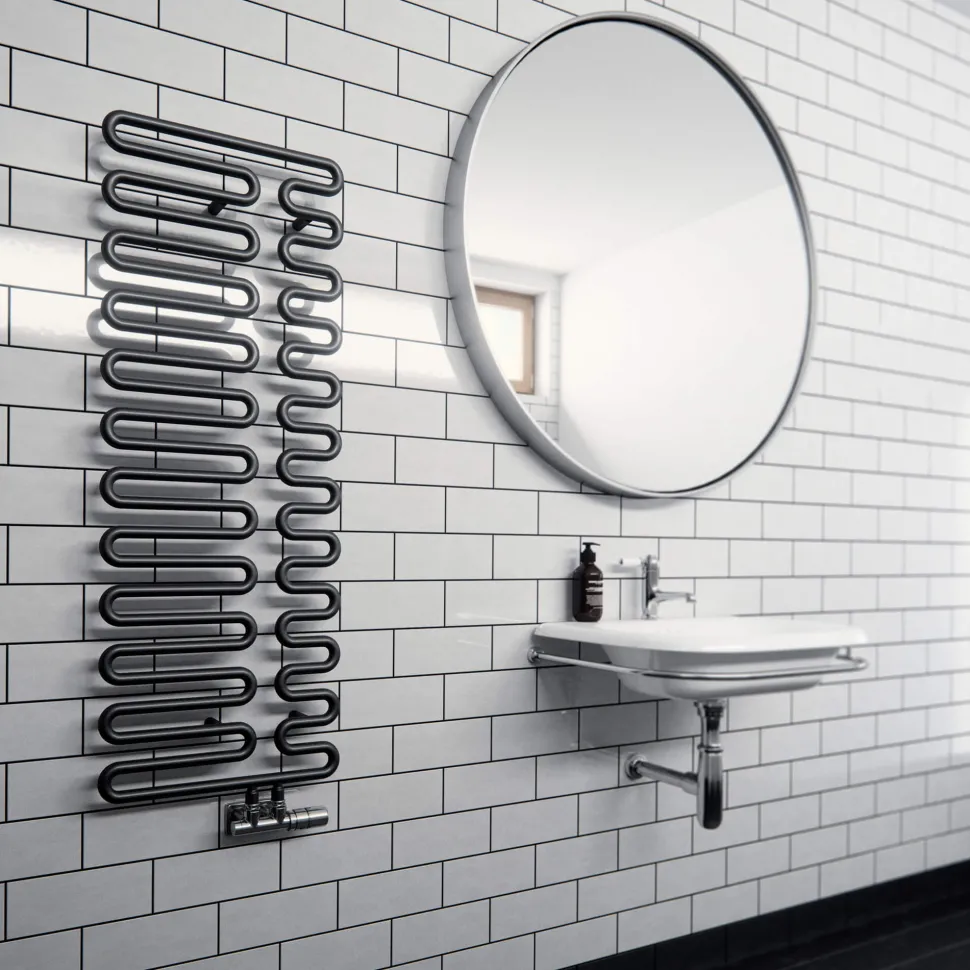 Terma Swale Heated Towel Rail - 1244 x 465mm
