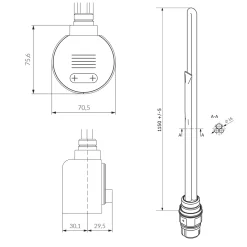 Terma VEO Wi-Fi Controlled Smart Heating Element