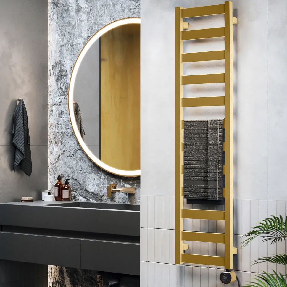 Terma Vivo Electric Heated Towel Rail with Wi-Fi Controlled VEO Heating Element
