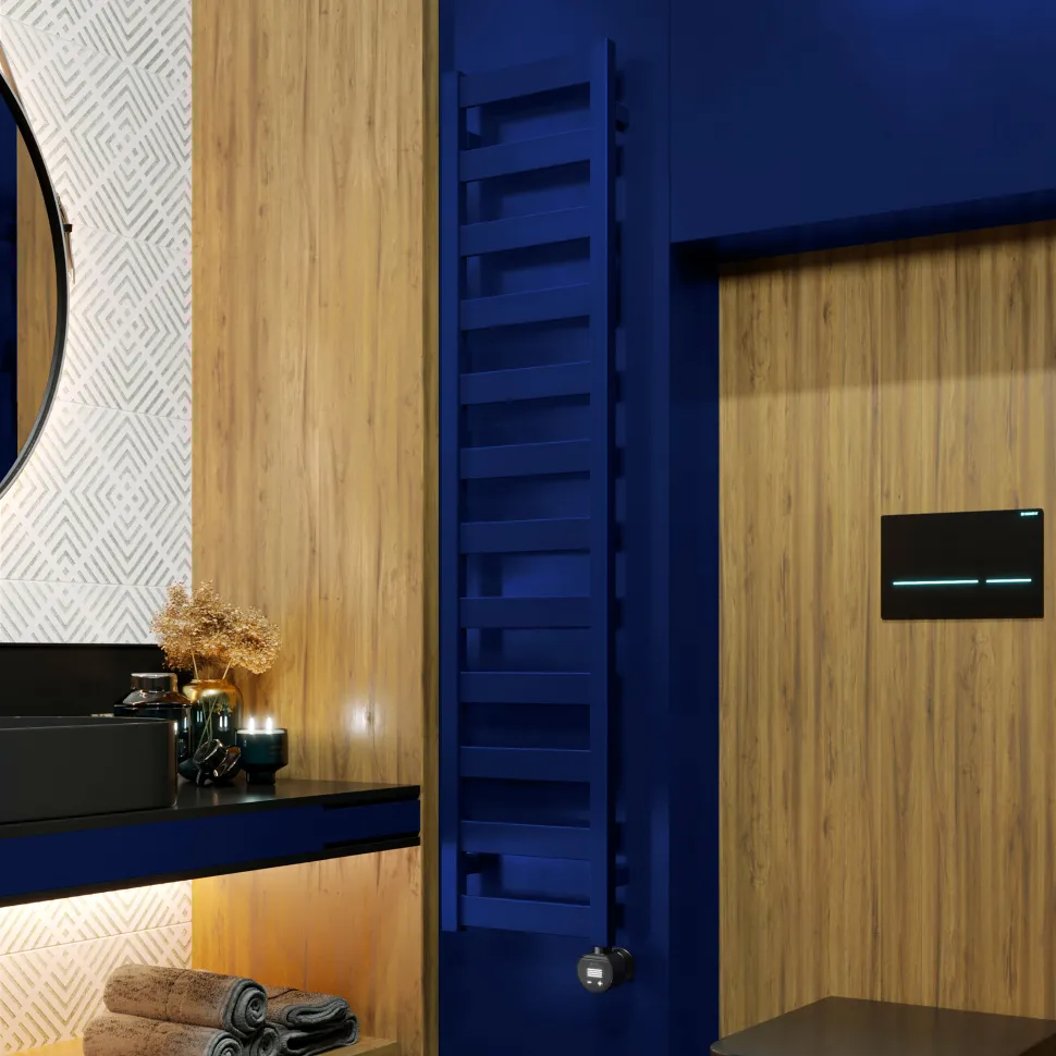 Terma Vivo Electric Heated Towel Rail with Wi-Fi Controlled VEO Heating Element