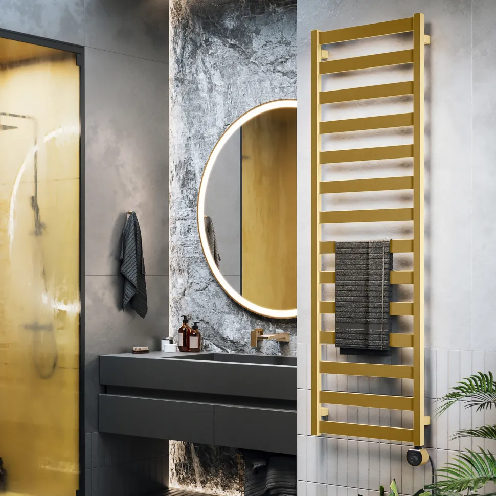 Terma Vivo Electric Heated Towel Rail with Wi-Fi Controlled VEO Heating Element