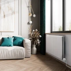 Terma Warp Room Double Panel 630 x 1045mm Electric Radiator with 1200W Wi-Fi Controlled VEO Heating Element