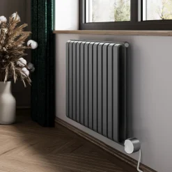 Terma Warp Room Double Panel 630 x 785mm Electric Radiator with 800W Wi-Fi Controlled VEO Heating Element