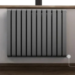 Terma Warp Room Double Panel 630 x 785mm Electric Radiator with 800W Wi-Fi Controlled VEO Heating Element
