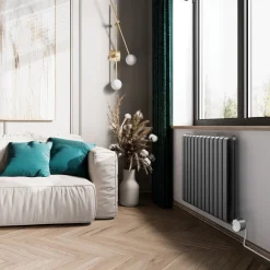 Terma Warp Room Double Panel 630 x 785mm Electric Radiator with 800W Wi-Fi Controlled VEO Heating Element