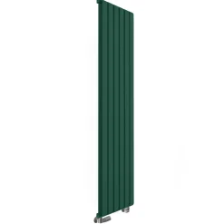 Terma Warp Room Matt Green Double Panel Vertical Radiator