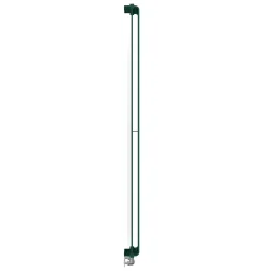 Terma Warp Room Matt Green Double Panel Vertical Radiator