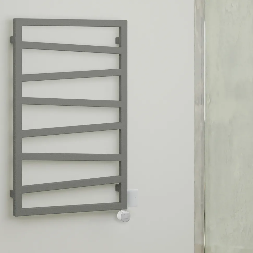 Terma Zig Zag Electric Heated Towel Rail with Wi-Fi Controlled VEO Heating Element
