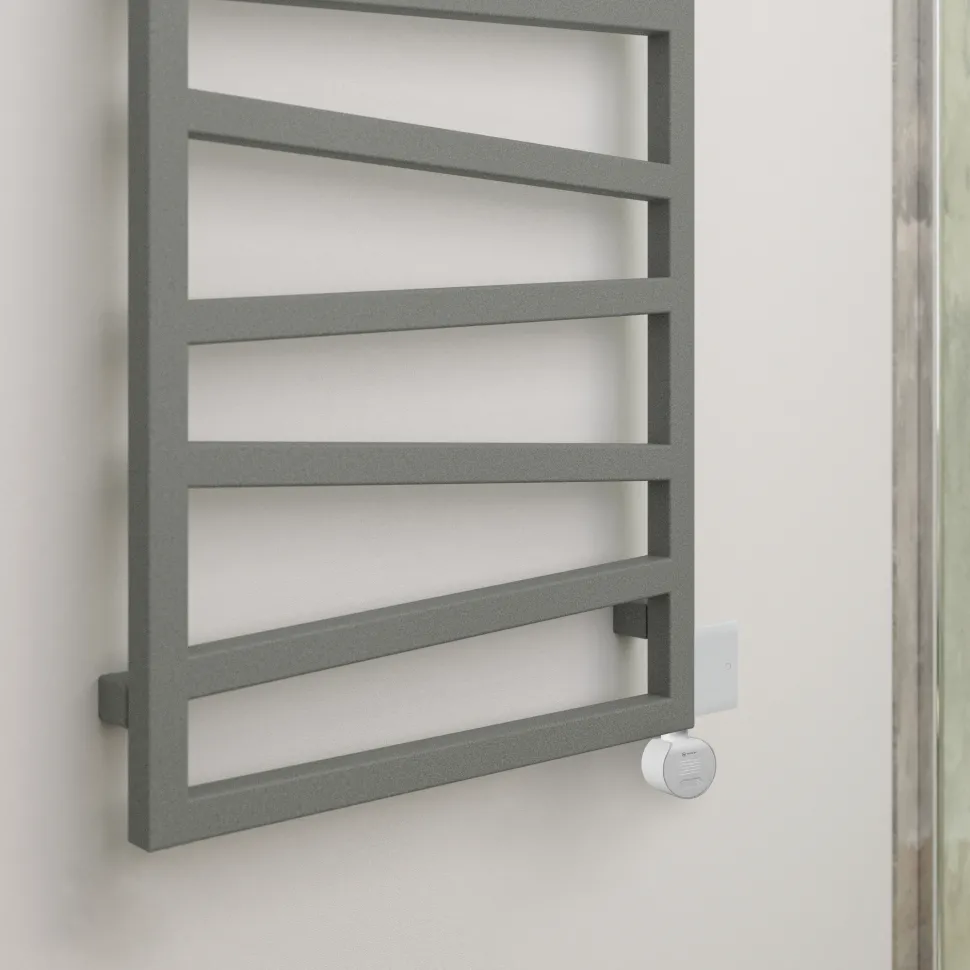 Terma Zig Zag Electric Heated Towel Rail with Wi-Fi Controlled VEO Heating Element
