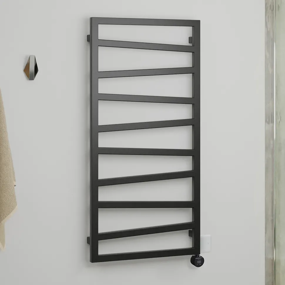 Terma Zig Zag Electric Heated Towel Rail with Wi-Fi Controlled VEO Heating Element